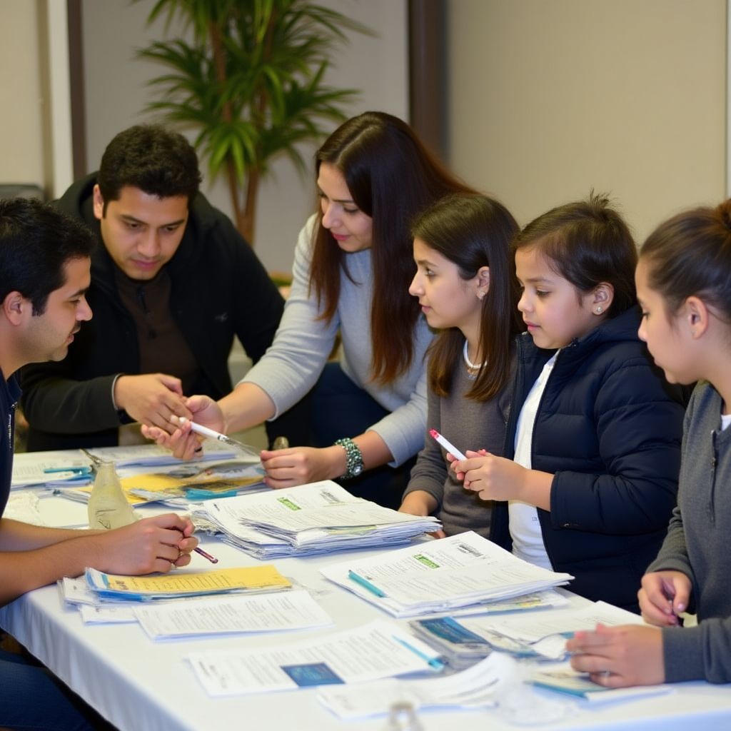 Evento comunitario sobre ahorro