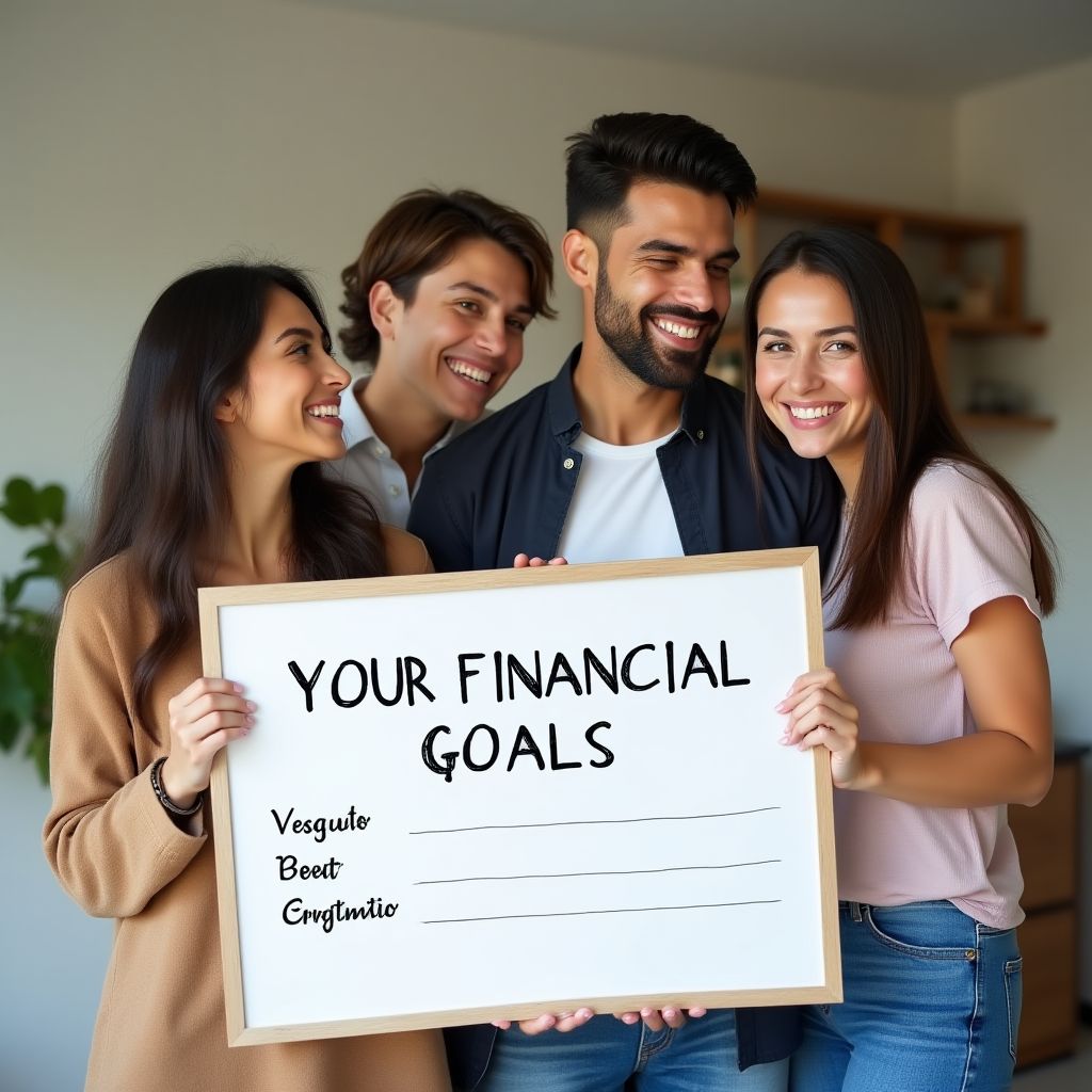 Familia que logró su fondo de emergencia